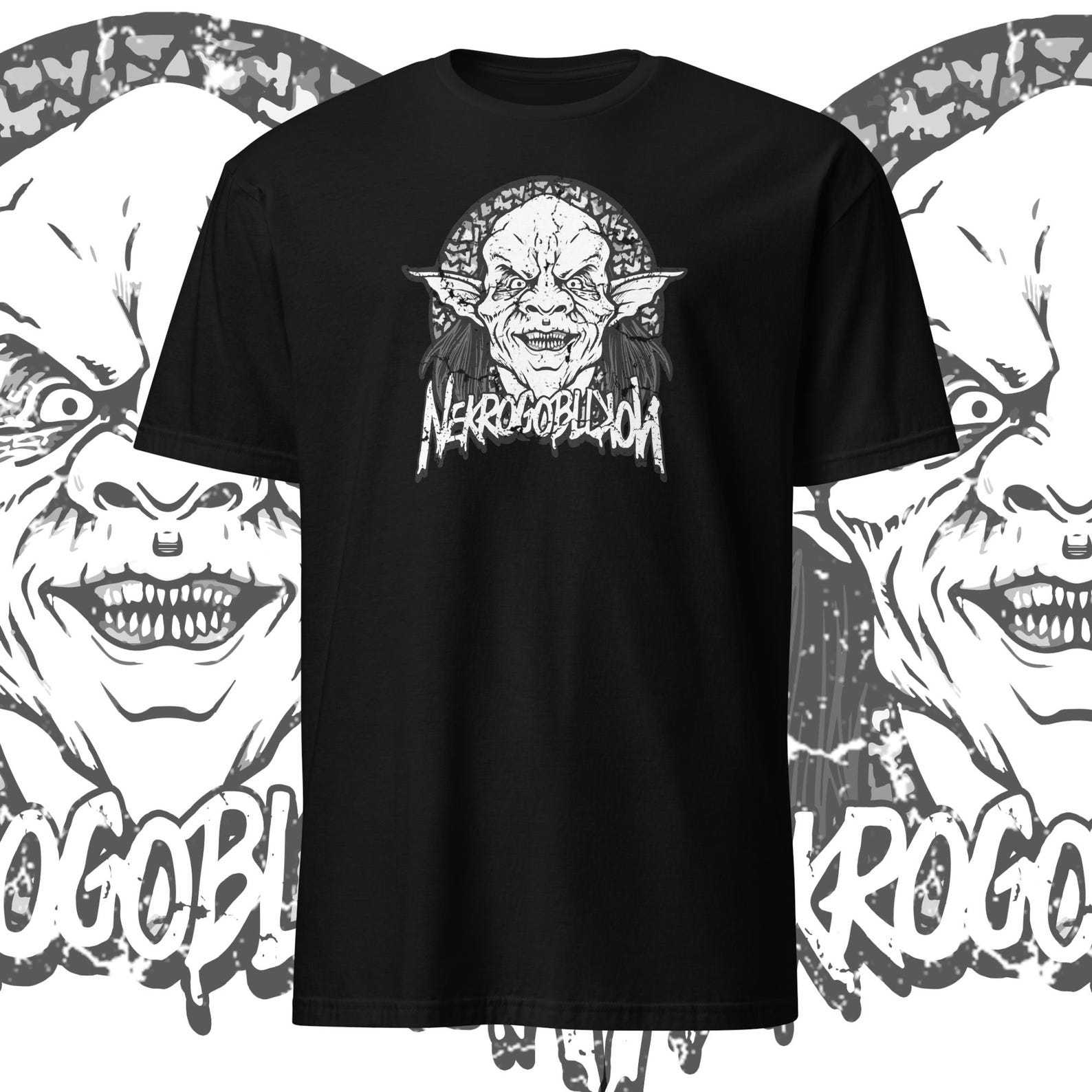 Nekrogoblikon T shirt Heavy Metal Clothing Goblin Streetwear 2XL
