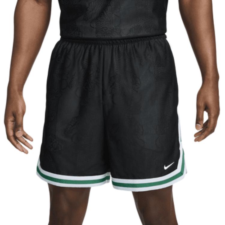 Nike Giannis Logo Colorblock Comfortable Breathable Moisture-Wicking Knit Basketball Pants Men Bottoms Black FZ0827-010