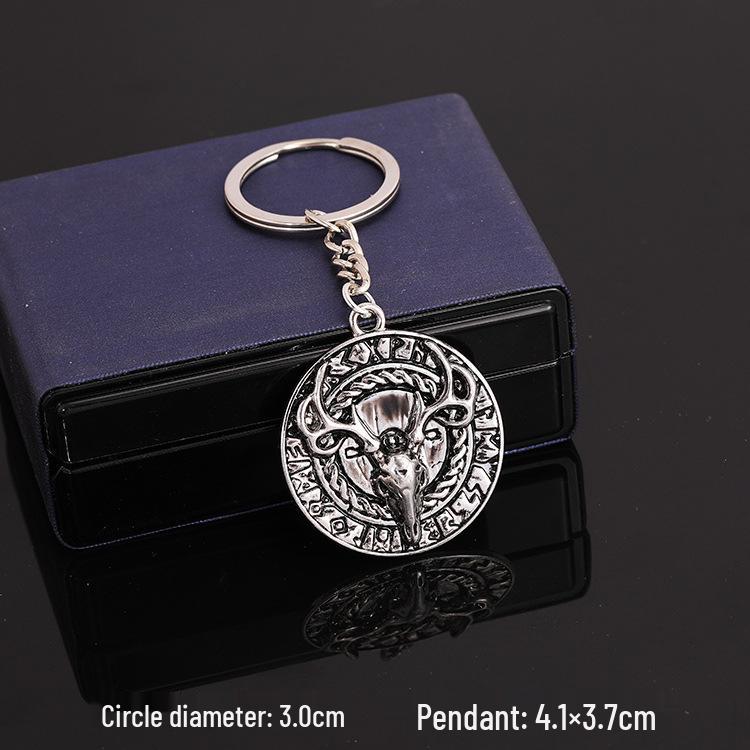 European & American Rock Guitar Keychain: Hip Hop Drip Oil Alloy Pendant Charm for Women's Bags