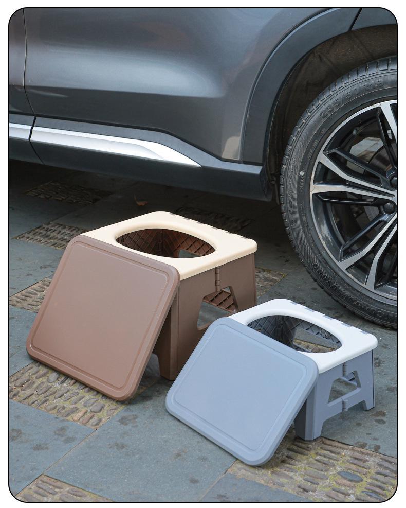 Portable Odor-Proof Folding Camping Toilet for Adults