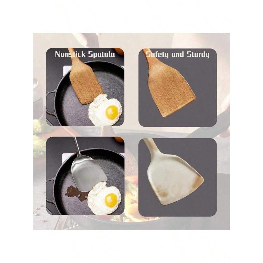 Free Shipping 5 Piece Set Of Wooden Spoon Spatula Soup Spoon Tableware Wooden Kitchen Utensils Set