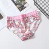 Plus Size Women's Pure Cotton Cartoon Briefs - Antibacterial, Breathable, Unisex, Four-Corner Design
