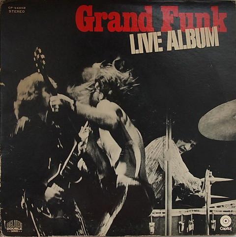 

LP Record GRAND FUNK RAILROAD - Live Album CP9485B CAPITOL 1973 Japan Rock Used