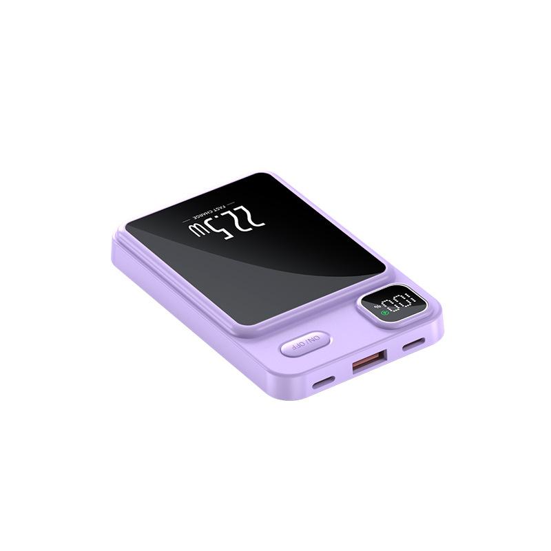30000mAhMini Power Bank Magnetic 22.5W Super Fast Charging Qi PD20W Wireless Charger Powerbank For iPhone 15 Samsung Xiaomi