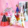 Shiny Cute Birthday Hat with Plush Ball for Party Costumes (Child & Adult)