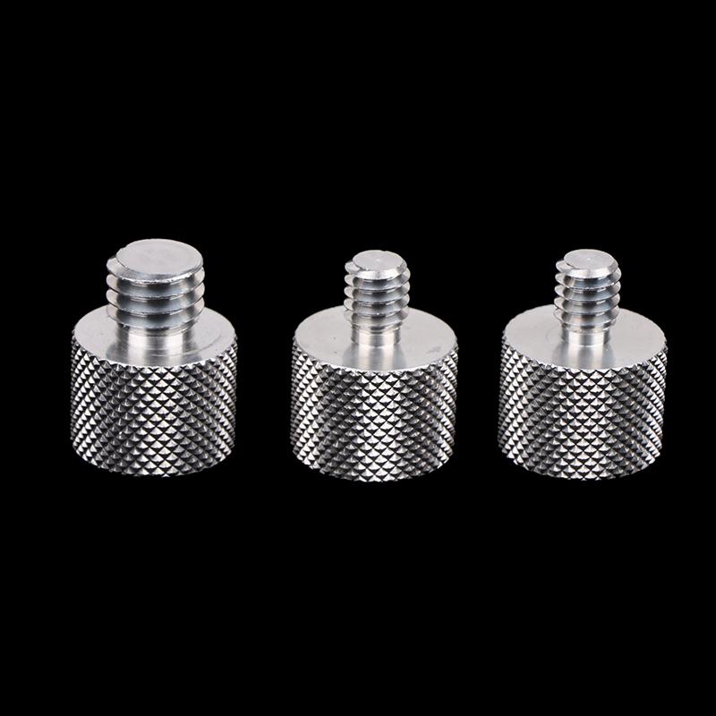3/8" To 1/4" Male To Female Thread Screw Mount Adapter Tripod Plate Screw Capacitor Mic Shockproof Frame Screws