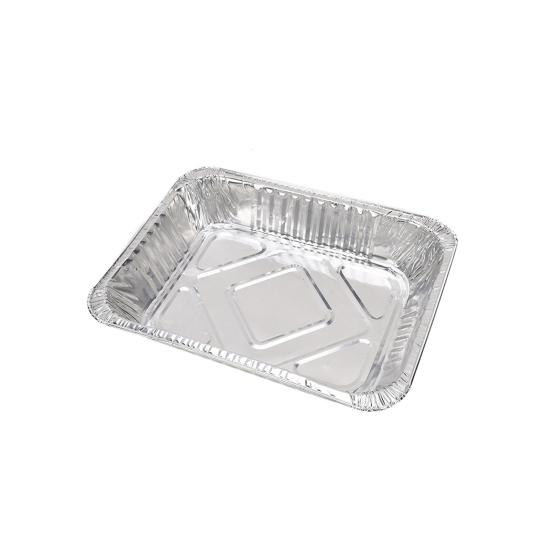 125 szt. Anti-deformation szczelna patelnia z folii aluminiowej Food Grade opakowanie na wynos smar miski ociekowe przybory kuchenne