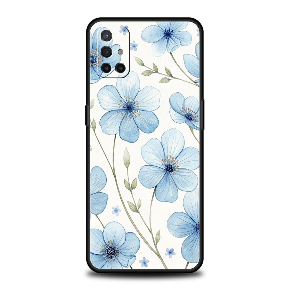 Elegant Flower Phone Case For OnePlus 13 12 11 10 9 8 7T Pro 13R 12R 10R 9RT 8T Nord N200 N30 2T CE 2 3 5G Lite Soft Cover