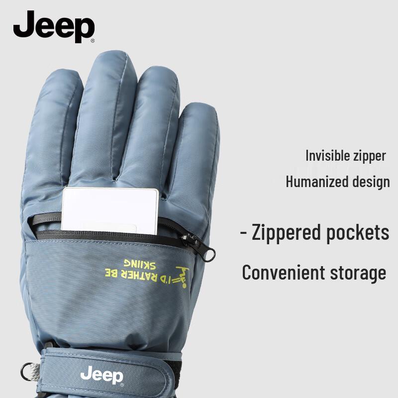 JEEP Men's Winter Ski & Outdoor Gloves