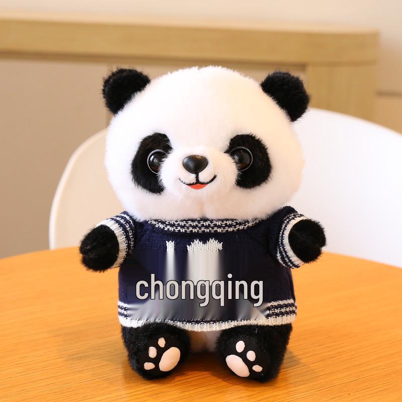 Adorable Giant Panda Plush Toy - Realistic Stuffed Animal for Kids