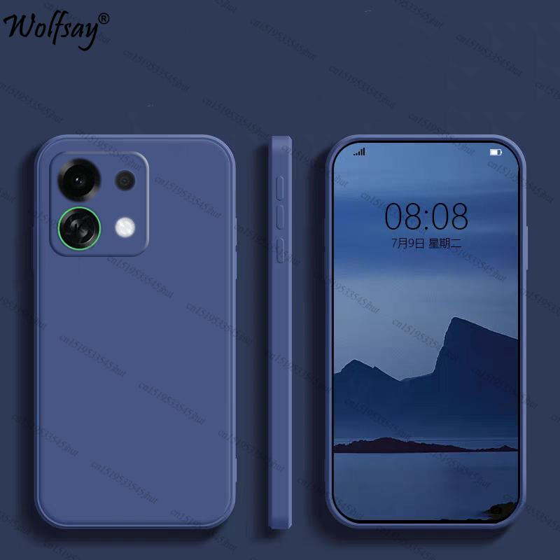 Case For Oppo K13 Turbo Case Anti-knock Original Liquid Silicone Back Case Oppo K13 Turbo Cover For Oppo K13 Turbo Pro TPU Funda