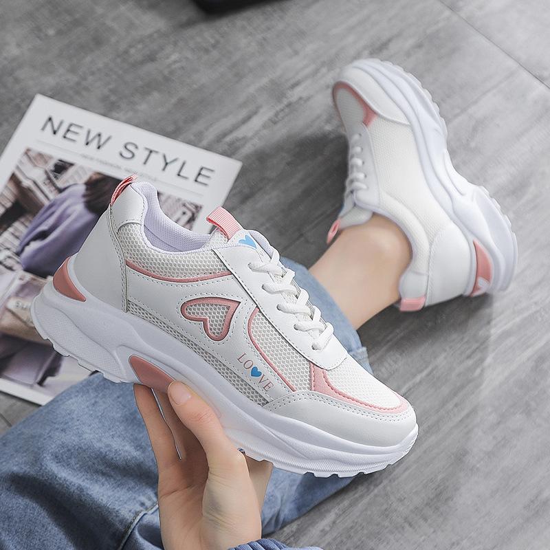 22 mesh shoes hollow single mesh sports shoes breathable casual shoes thick-soled summer mesh shoes
