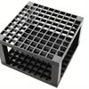 96 Grid Black Socket Pen Holder Painting Brushes Holder, Detachable Plastic Stationery Storage Tool Desk Organizer