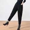 Women's Corduroy Harem Pants Autumn Winter Thickened Plus Size Loose High Waist  Fleece Pants