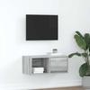 VidaXL TV Cabinet Sonoma Grey 60x31x25.5 Cm Engineered Wood, TV Stand, Hi-fi Cabinet, Entertainment Center, TV Buffet, 861446