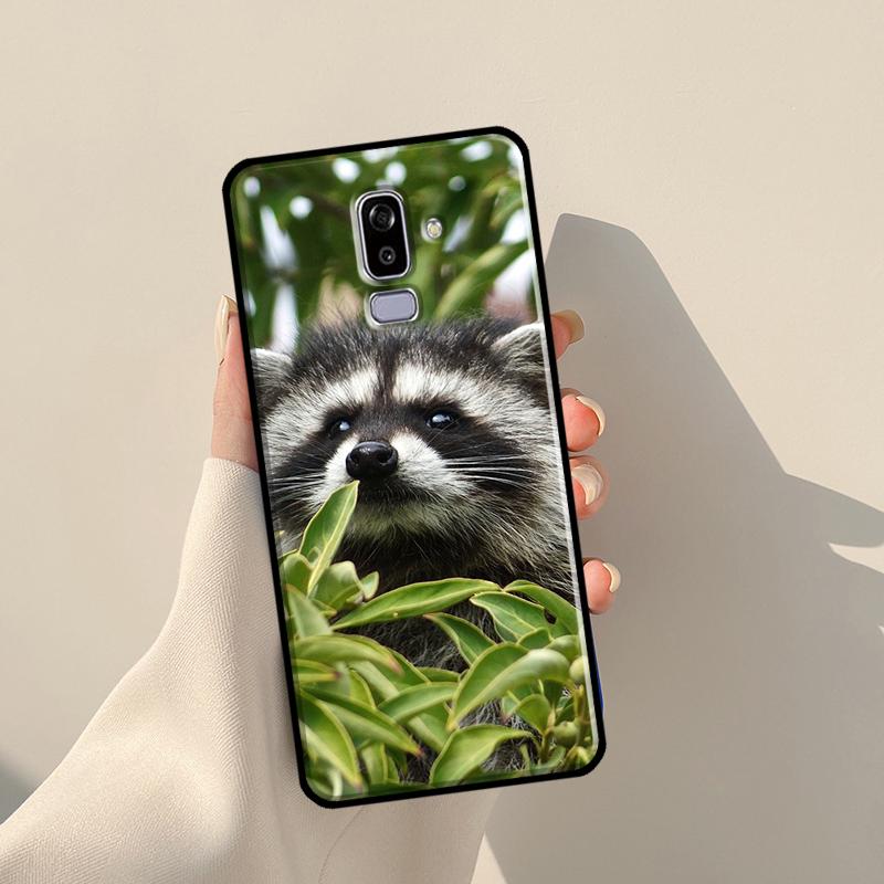 Raccoon Case For Samsung Galaxy J1 J3 J7 J5 2016 A3 A5 2017 J8 A7 A9 J4 J6 A6 A8 Plus 2018 Cover
