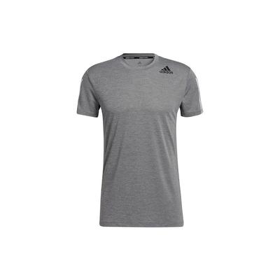 HRDY 3-Stripes Training Short Sleeve T-Shirt Men Tops Gray GP7655