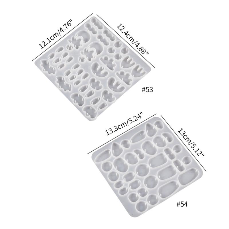 DIY Ohrring Silikonform Unregelmäßige Hängeform Werkzeug Handgefertigte Halskette Schmuck Anhänger Form DIY Resin Gussform