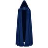 Gothic Hooded Cloak Halloween Devil Wizard Cosplay Robe Medieval Cape for Men Women Party