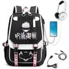 Popular Riman Peripheral Backpack Youth Student School Bag Usb Large Capacity Student Computer Bag