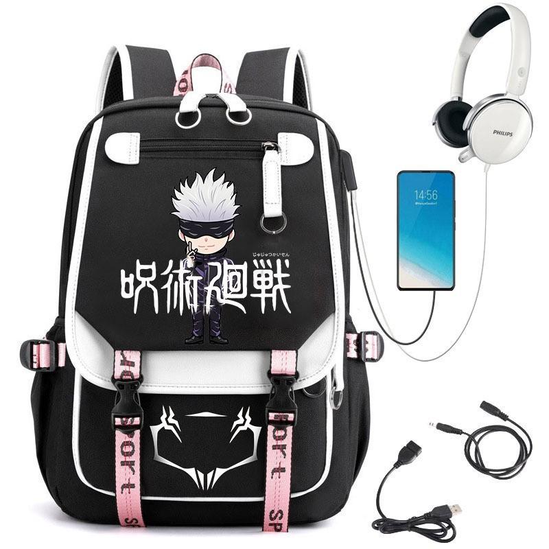 Popular Riman Peripheral Backpack Youth Student School Bag Usb Large Capacity Student Computer Bag