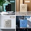 86mm Tempered Glass Wall Switch Socket Panel EU French UK Standard USB Charging Port 1/2/3/4 Gang Push Button Rocker Switch