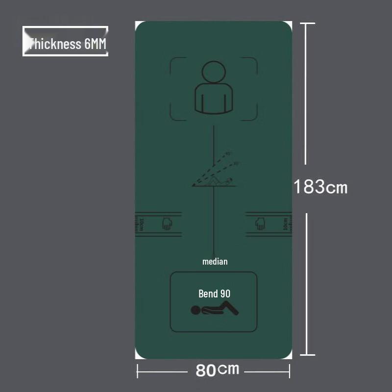 Ningzhao Foldable Fitness and Yoga Abdominal Mat
