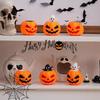 Creepy Pumpkin Pinch Toy 12Pcs Pop-up Ghost Squeeze Toy Stress Relief Head Sensory Halloween Toys Fidget for Party Favors Set