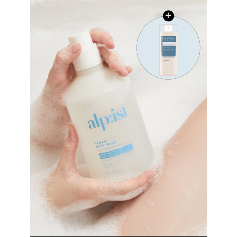 

Alpist Vegan Body Wash Baby Powder 730ml + Clean Note Body Wash 180ml Free NONE