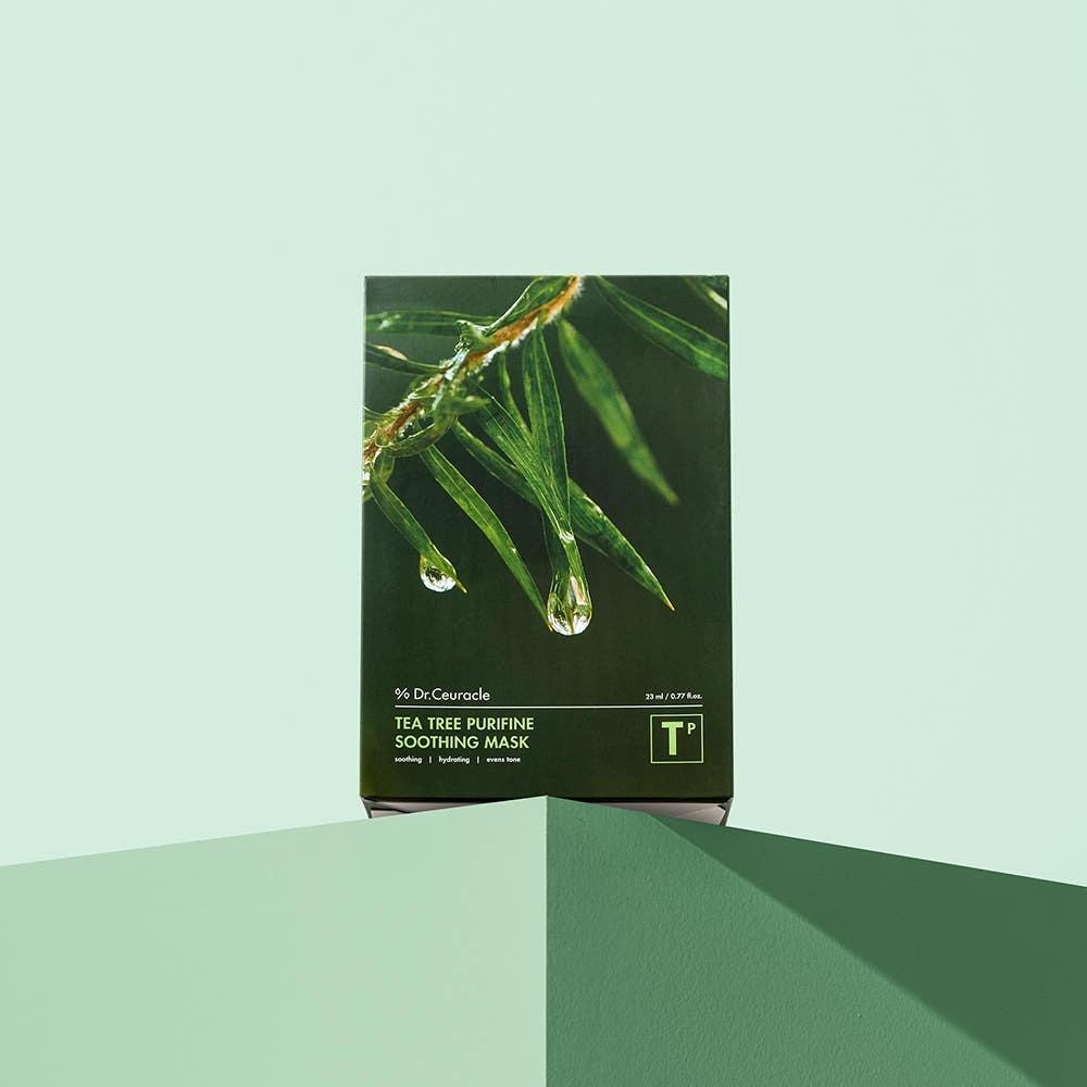 Dr.Ceuracle Tea Tree Purifine Soothing Mask 23ml 10pcs Refreshing Hydrating