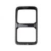 Carbon Fiber Style Rear Armrest Box A/C Outlet Vent Cover Trim For BYD Shark