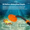 30m IP68 Waterproof Underwater Metal Detector High Sensitivity Pulse Induction Treasure Hunting Handheld Metal Finder