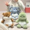 Niedliches Flauschiges Dinosaurier Elefant Plüschtier Cartoon Hose tragen Otter Stofftier Plüschpuppe Geschenke