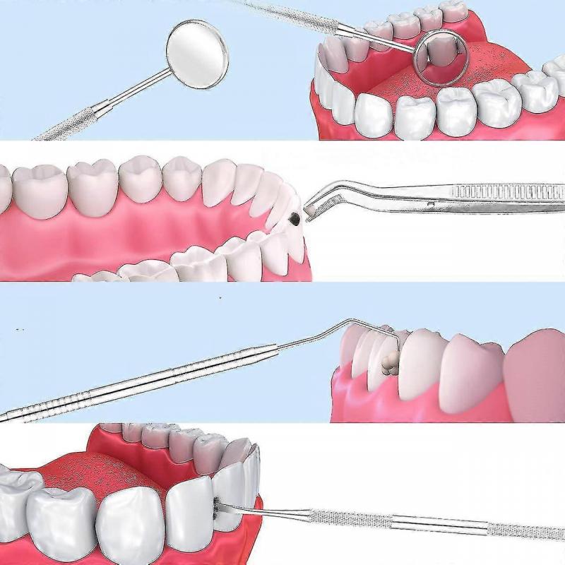 8-piece Set Dental Care Set,stainless Steel Dentist Instrument,dental Tools