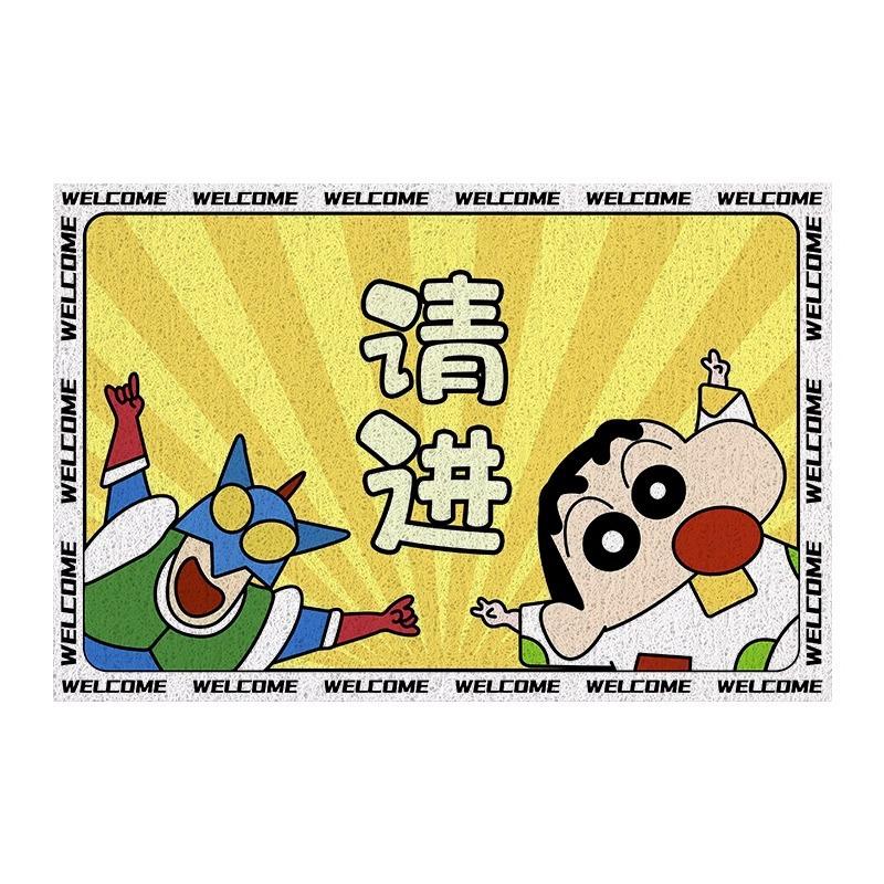 Animation Cartoon Character Entry Floor Mat Household Entrance Silk Ring Dirt-Resistant Wear-Resistant Door Mat Can Be Cut Corridor Non-Slip Mat