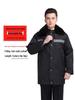 Men's Winter Fleece-Lined Thick Long Cotton Overcoat - Warm, Multi-functional, Cold-Resistant Jacket