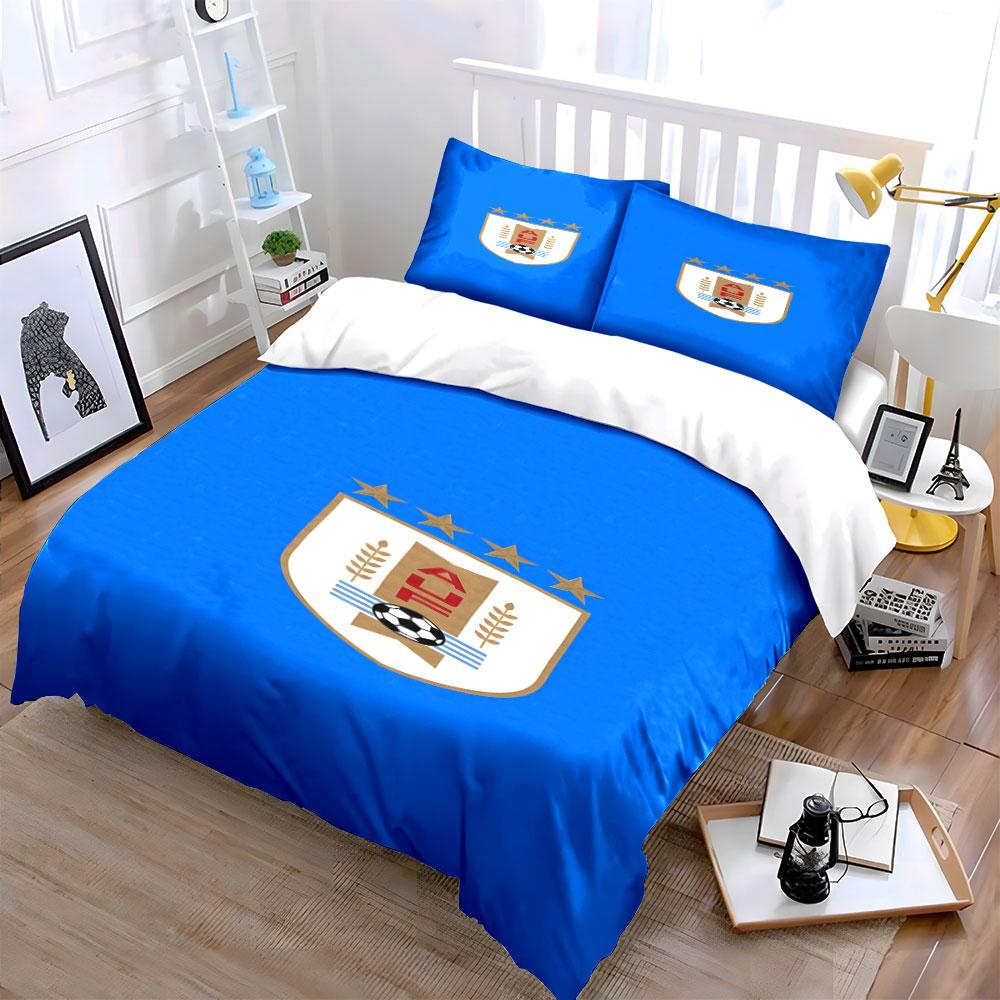 Shield, Stars, House, Football. Bedding Sets Duvet Cover Sets Duvet Covers Pillowcases(1*Duvet Cover 2*Pillowcases Without Duvet Insert)