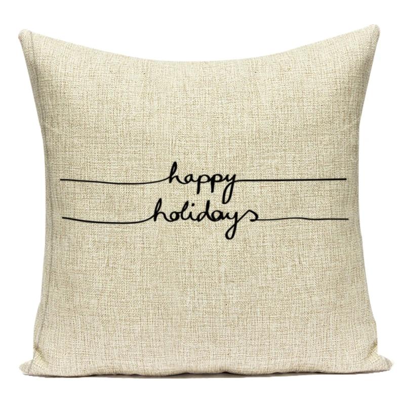 Modern Home Decoration Letter Home Sweet Home Decorative Pillows Case Polyester Cushion Cover For Living Room Capa Almofadas