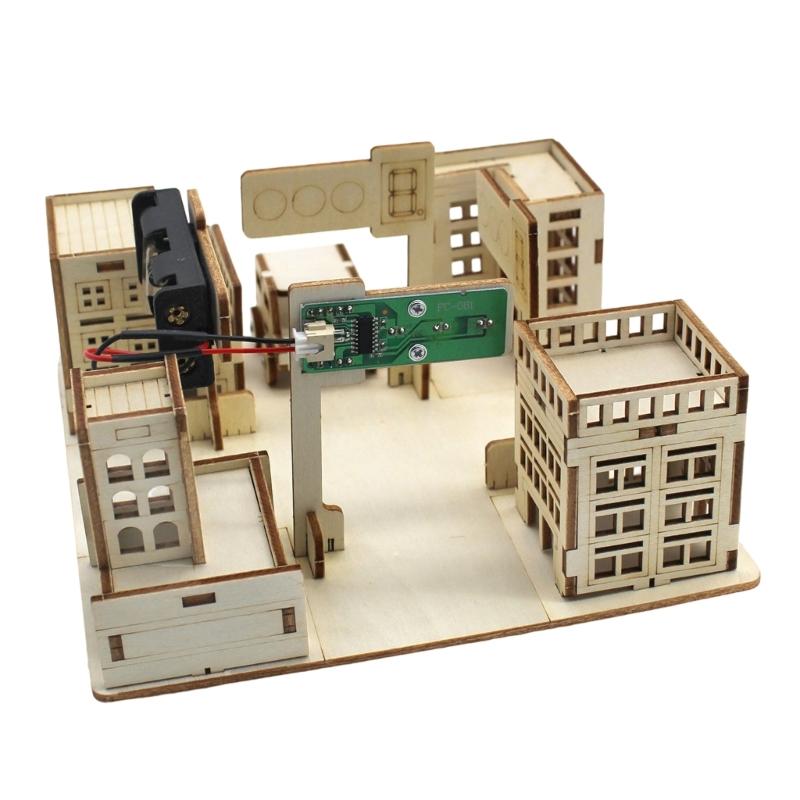

Wooden Traffic Signal Street Scene Learning Activity Craft Toy For Children Electrical Circuits Early Education Learning 1