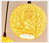 Stylish Hemp Ball Pendant Light for Duct Rails. This Japanese-style LED Pendant Light Features a Simple Hemp Rope Design. Also Recommended for