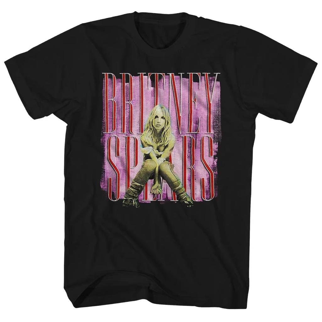 Female Singer and Film Actress Britney Spears. American Retro High Street Men's and Women's T-shirts. - Men's Summer Cotton G...