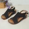 Large Size Wedge Sandals Women's Summer Sandals New Platform Wedge Heel Fish Mouth Sandals
