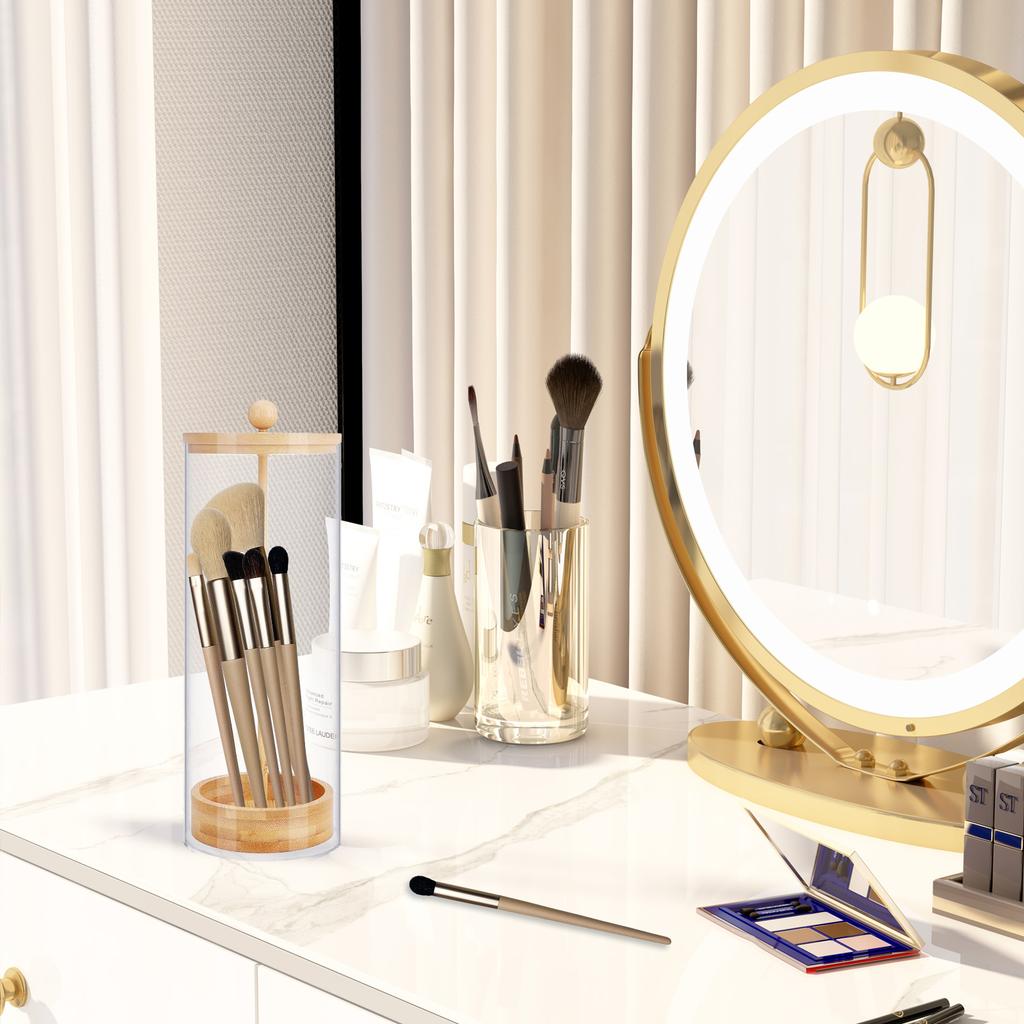 Halter für Holzstrohhalme Einfach Transparent Mehrzweck Theken-Strohhalm-Organizer Spender für Zuhause