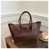Large Capacity Tote Bag for Women Soft Faux Leather Shoulder Handbag Stylish Commute Bag Trendy Daily Outing Purse KTB