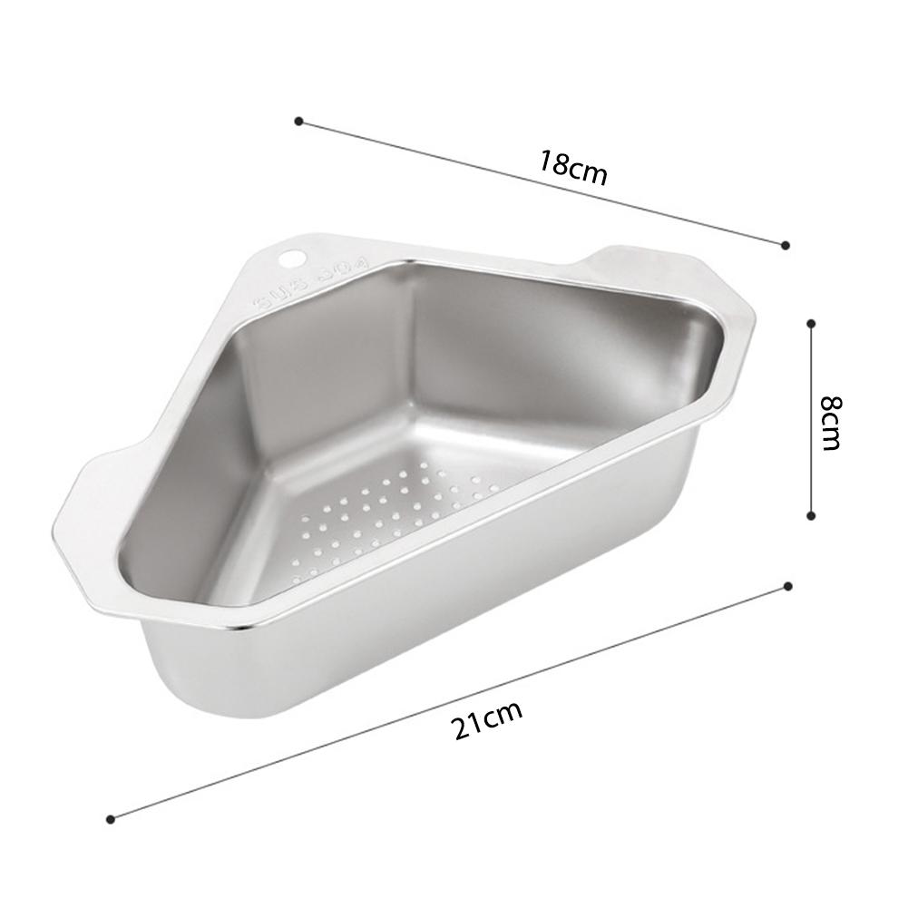 Multi-functional Kitchen Triangular Sink Strainer Fruit Vegetable Drainer Rack Sink Filter Shelf Drain Baskets Tools