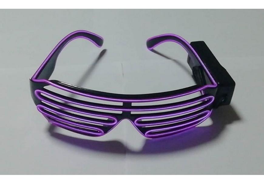LED Party Blinds: Flashing Music Glasses for Clubbing and Atmosphere