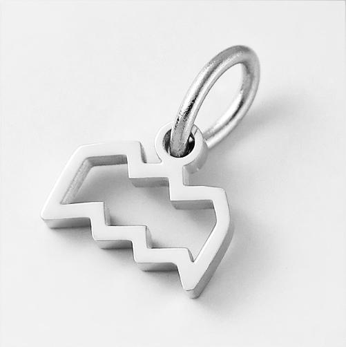 SUNIBI Stainless Steel Star Zodiac Sign 12 Constellation Pendant Accessories for Necklace Women Man Jewelry Gifts