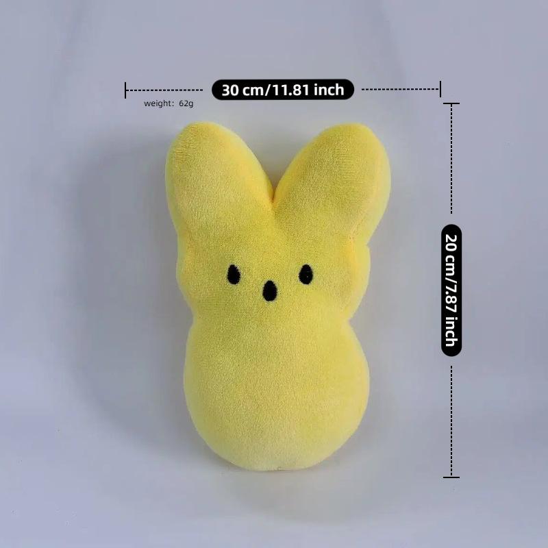 6 Color Peeps Plush Bunny Rabbit Peeps Easter Perfect Toys Goodie Bag Fillers Carnival Prizes Assortment Easter Egg Party Decoratio