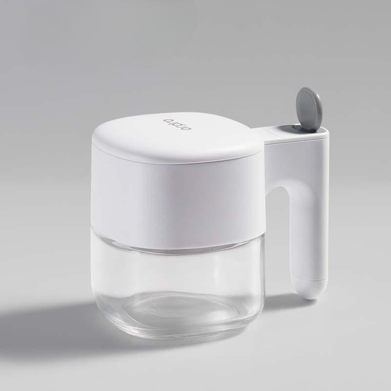 Self-opening Lid Seasoning Box Household Salt Jar Monosodium Glutamate Portioning Bottle Storage Box