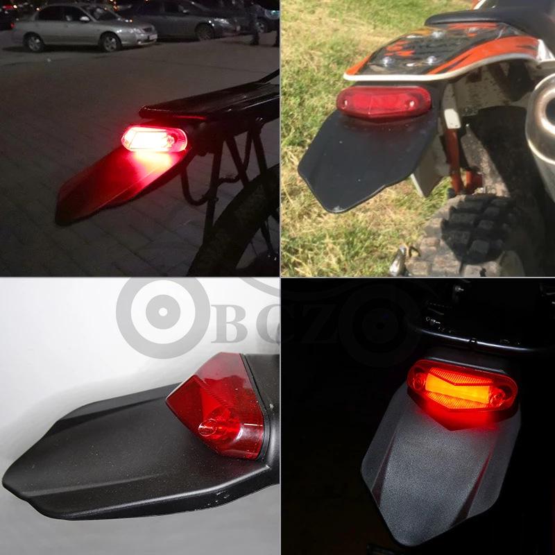 Motorcycle Taillight & Fender Brake Light with License Plate Light
